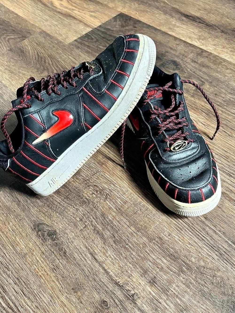 Nike Air Force 1 Black & Red US 10